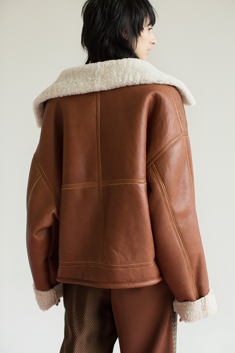 B-3 Mouton Jacket 詳細画像 Brown 1