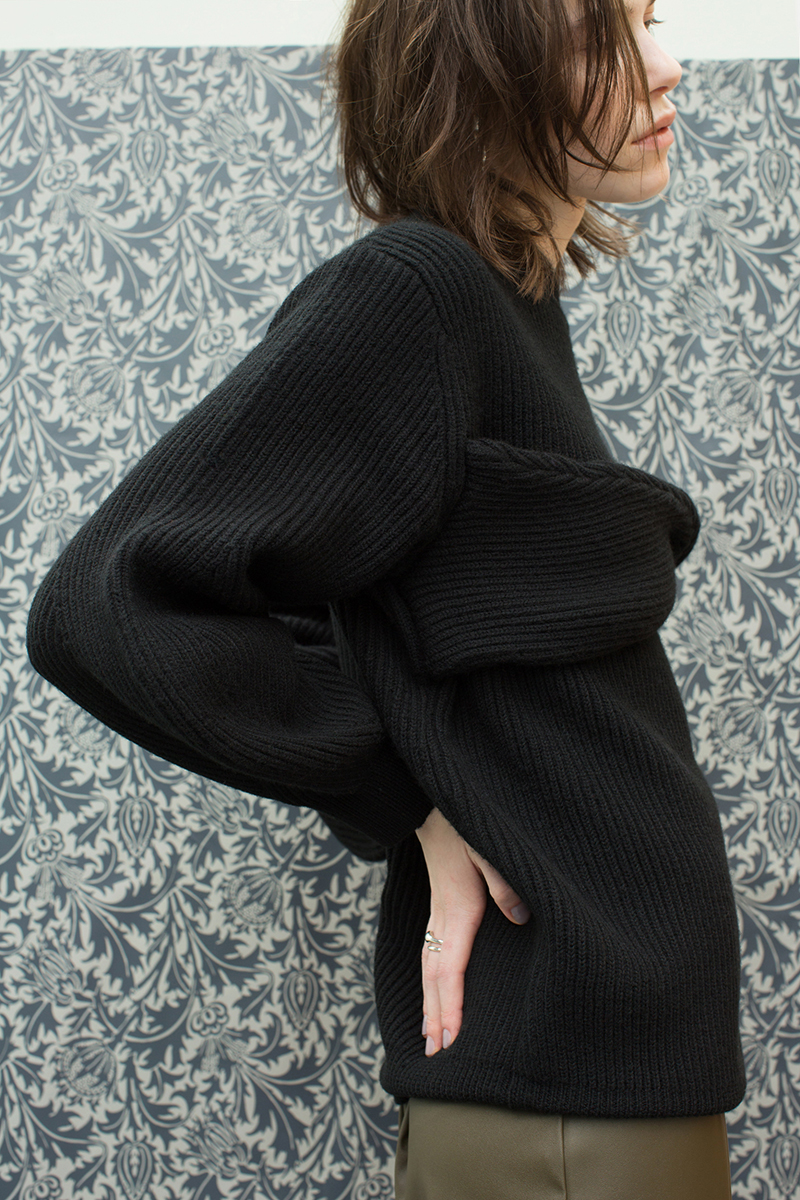 Twist Knit 詳細画像 Black 2