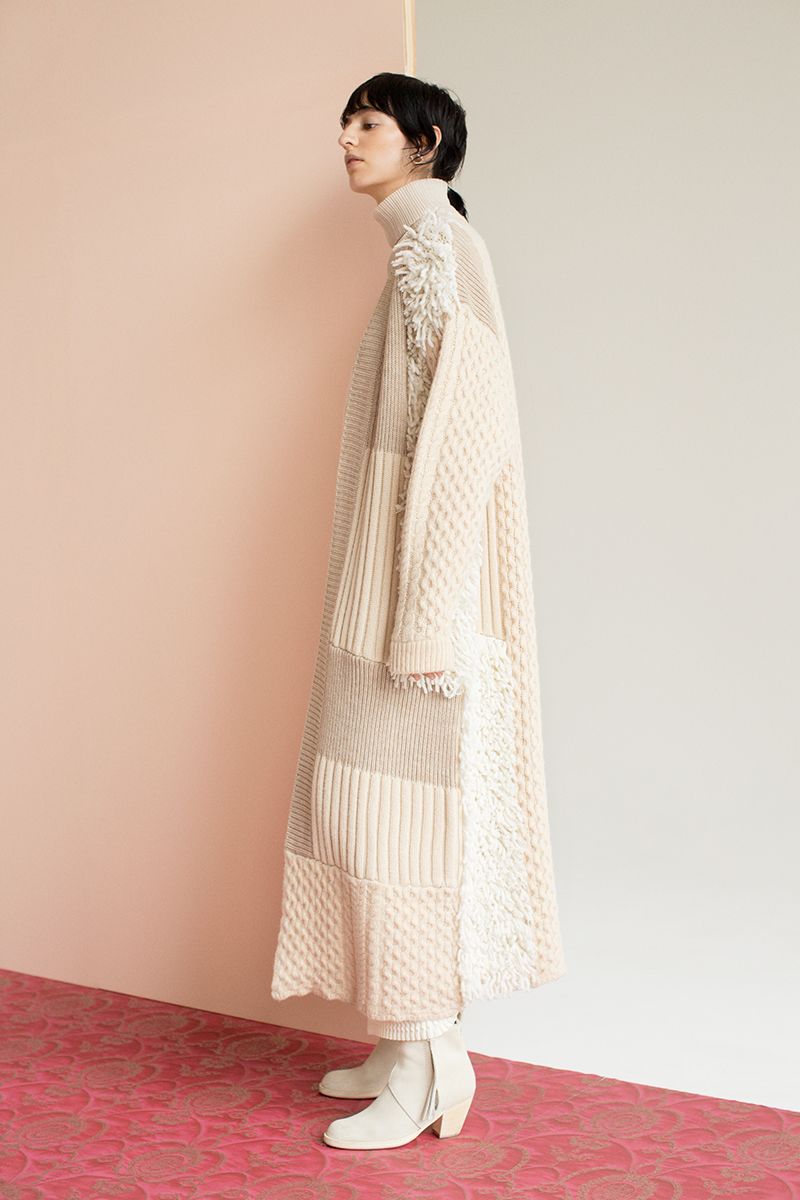 Loop Knitted Coat 詳細画像 White 1