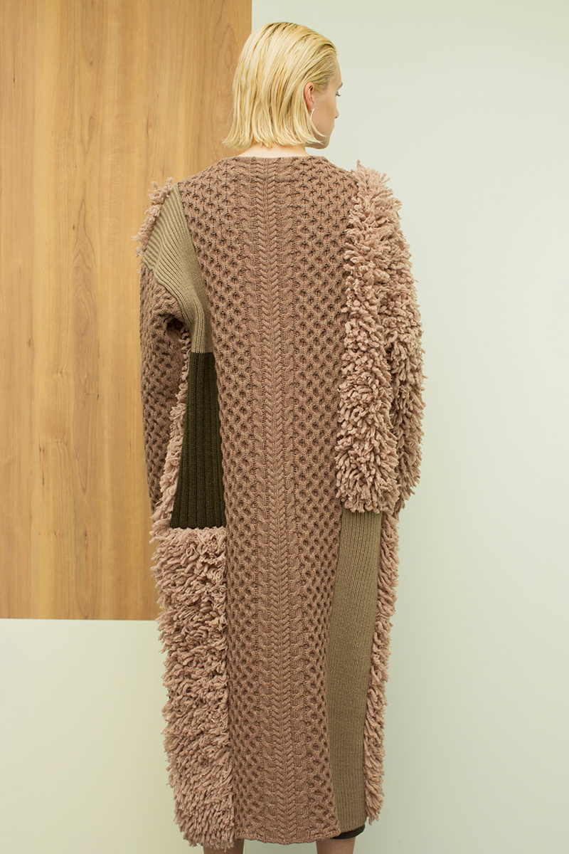 Loop Knitted Coat 詳細画像 Khaki 2