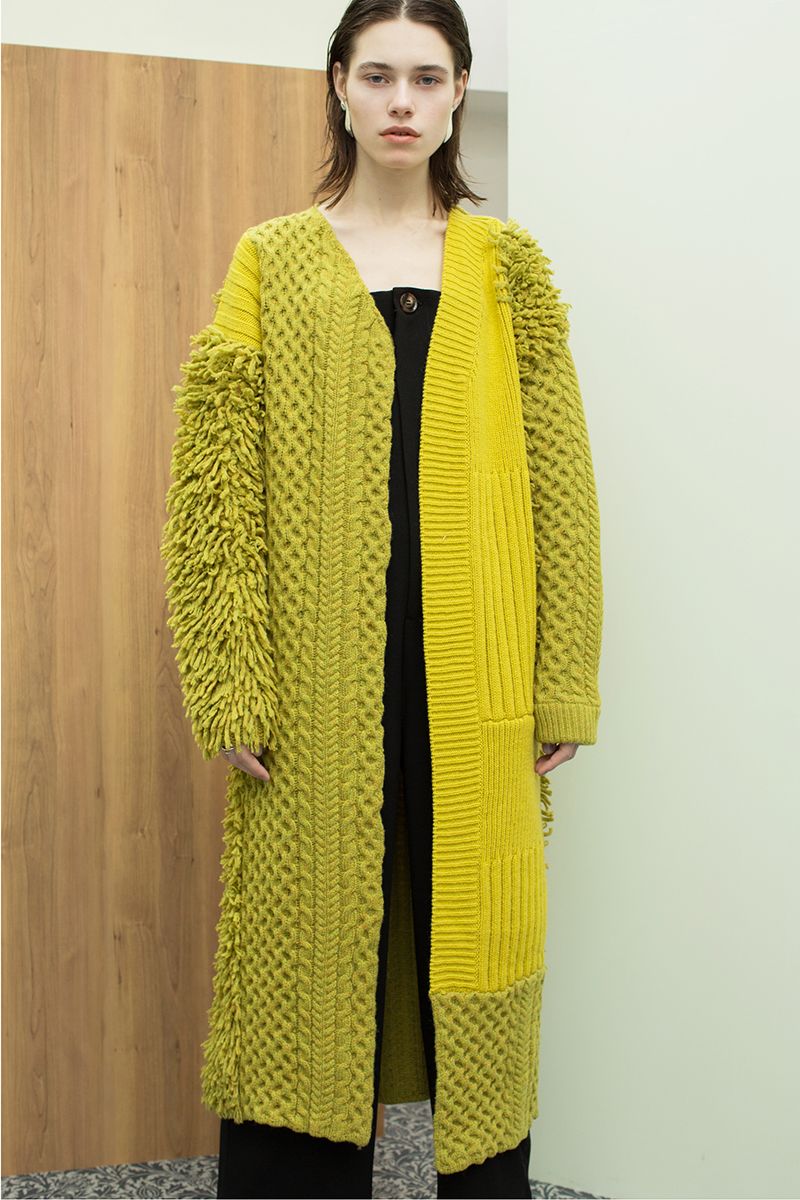 Loop Knitted Coat