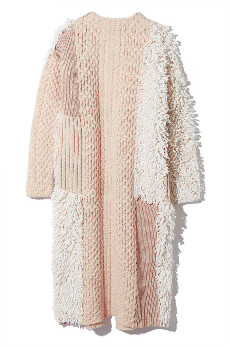 Loop Knitted Coat 詳細画像 White 2