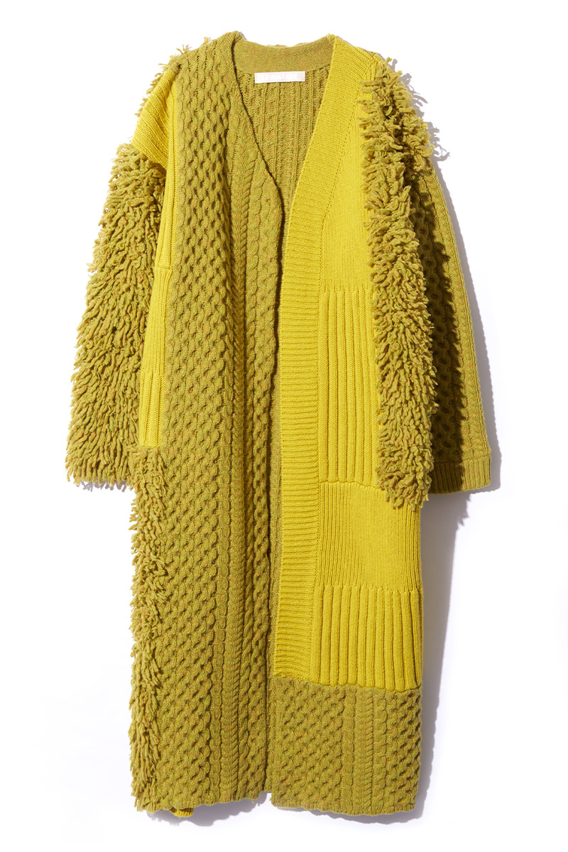 Loop Knitted Coat