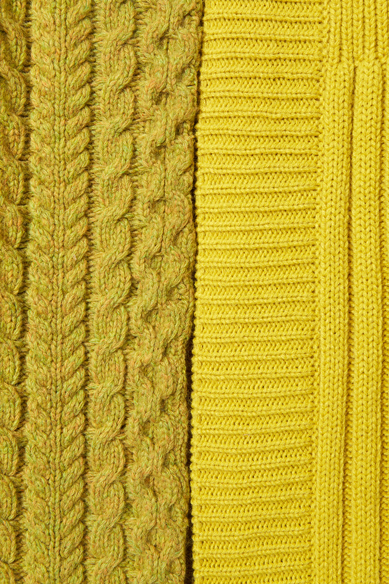 Loop Knitted Coat 詳細画像 Yellow 3
