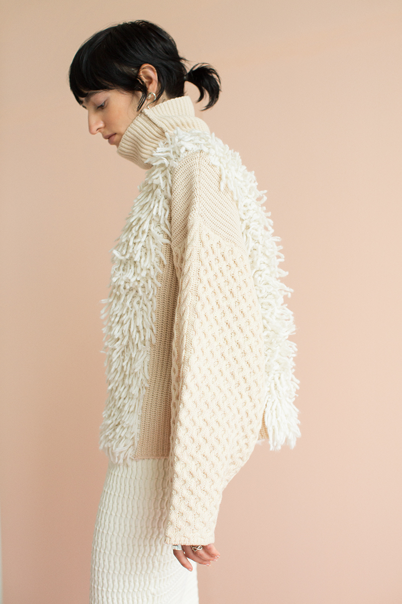 Loop Turtle Knit 詳細画像 White 2