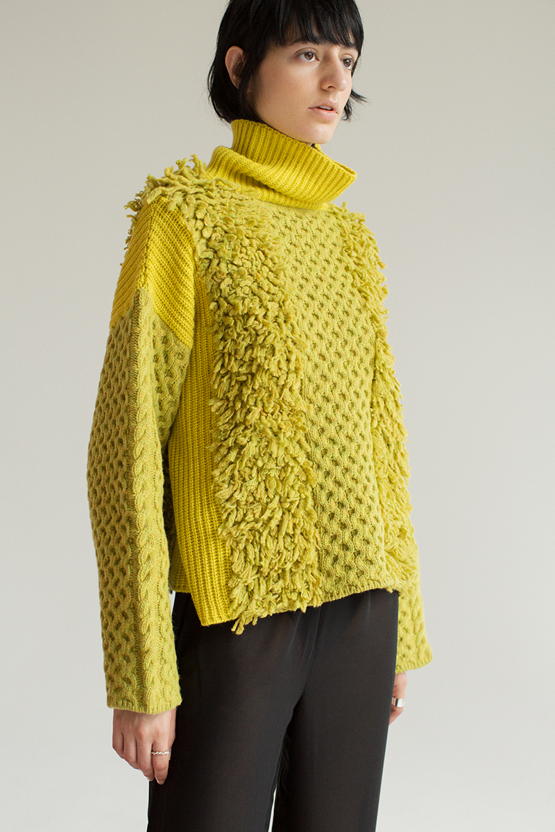 Loop Turtle Knit 詳細画像 Yellow 2