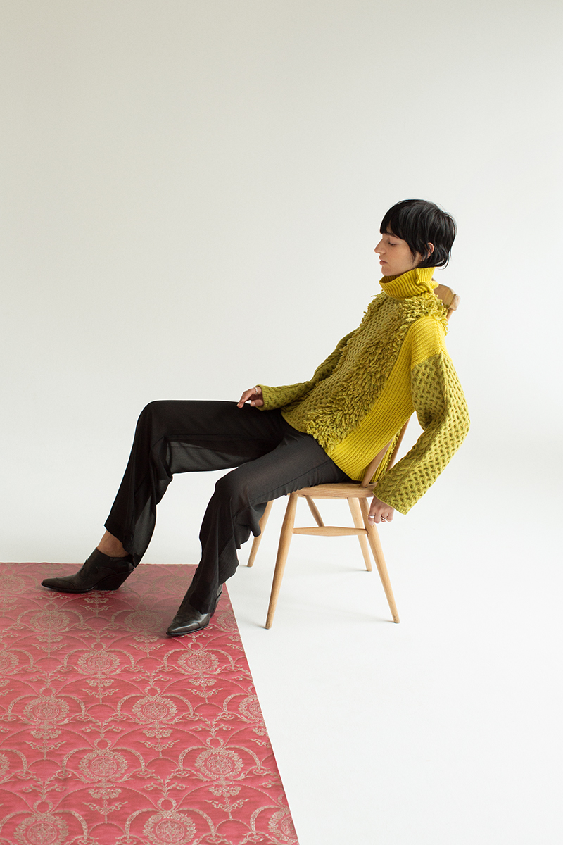 Loop Turtle Knit 詳細画像 Yellow 3