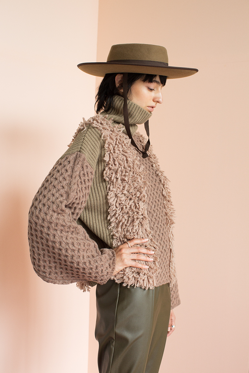 Loop Turtle Knit 詳細画像 Khaki 1