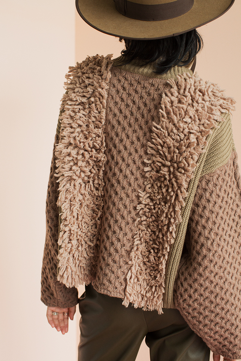 Loop Turtle Knit 詳細画像 Khaki 2