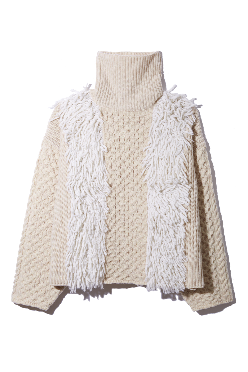 Loop Turtle Knit 詳細画像 White 1