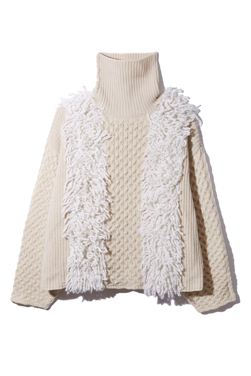 Loop Turtle Knit 詳細画像 White 2