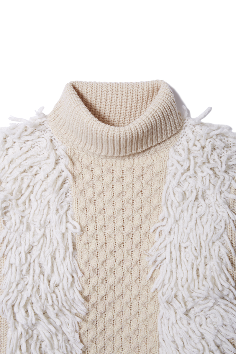Loop Turtle Knit 詳細画像 White 3