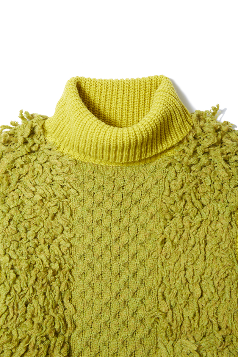 Loop Turtle Knit 詳細画像 Yellow 3