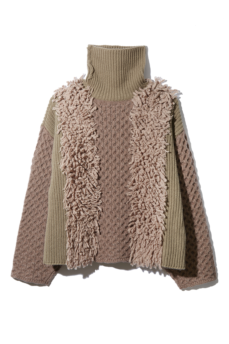 Loop Turtle Knit 詳細画像 Khaki 2