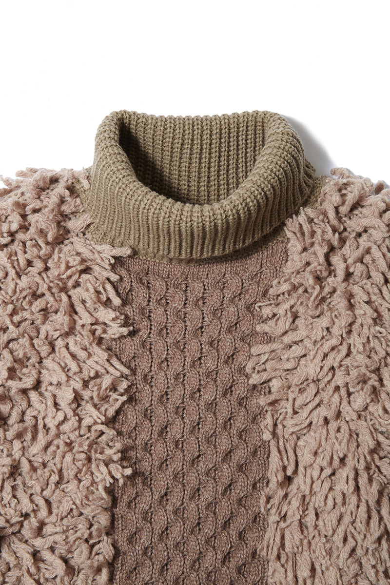 Loop Turtle Knit 詳細画像 Khaki 3