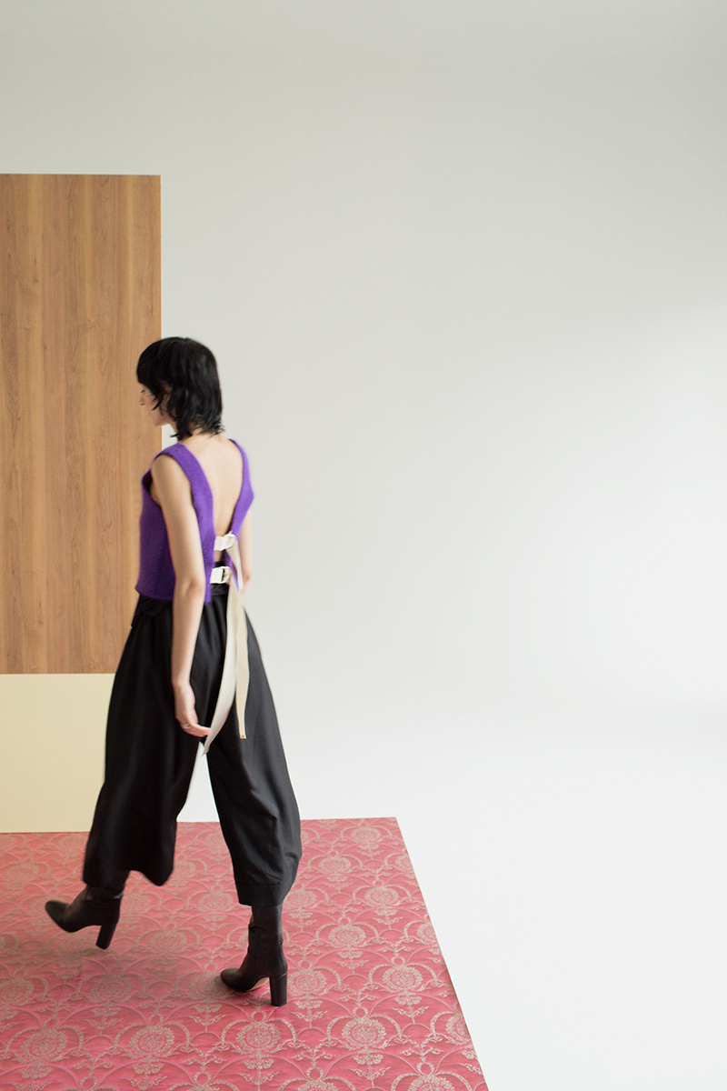 Angola Belted Top 詳細画像 Purple 3