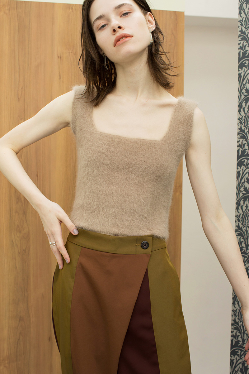 Angola Belted Top 詳細画像 Beige 2