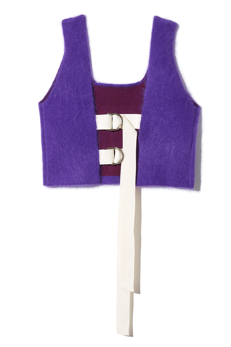 Angola Belted Top 詳細画像 Purple 2