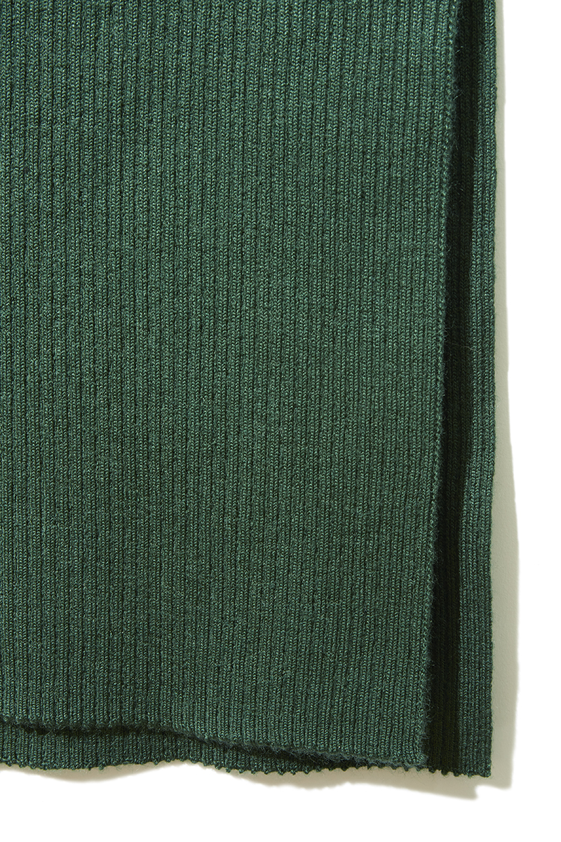Zip Up Knitted Dress 詳細画像 Green 5