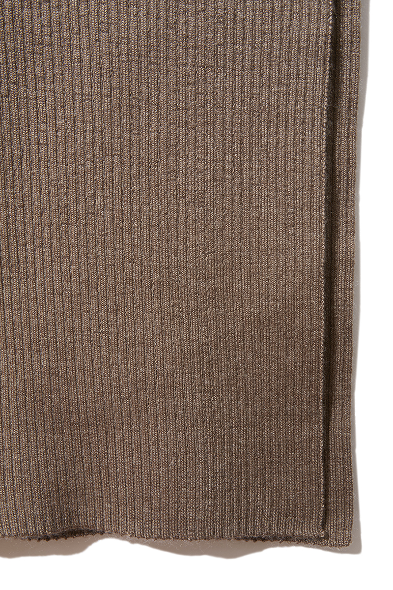 Zip Up Knitted Dress 詳細画像 Beige 5