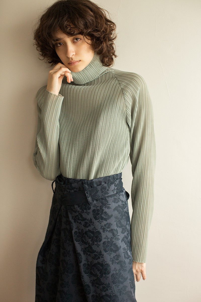 Pleats Jersey Top 詳細画像 Mint 1
