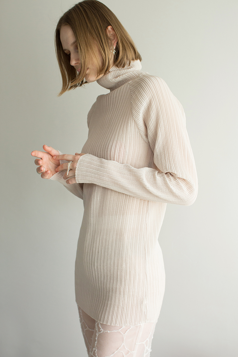 Pleats Jersey Top
