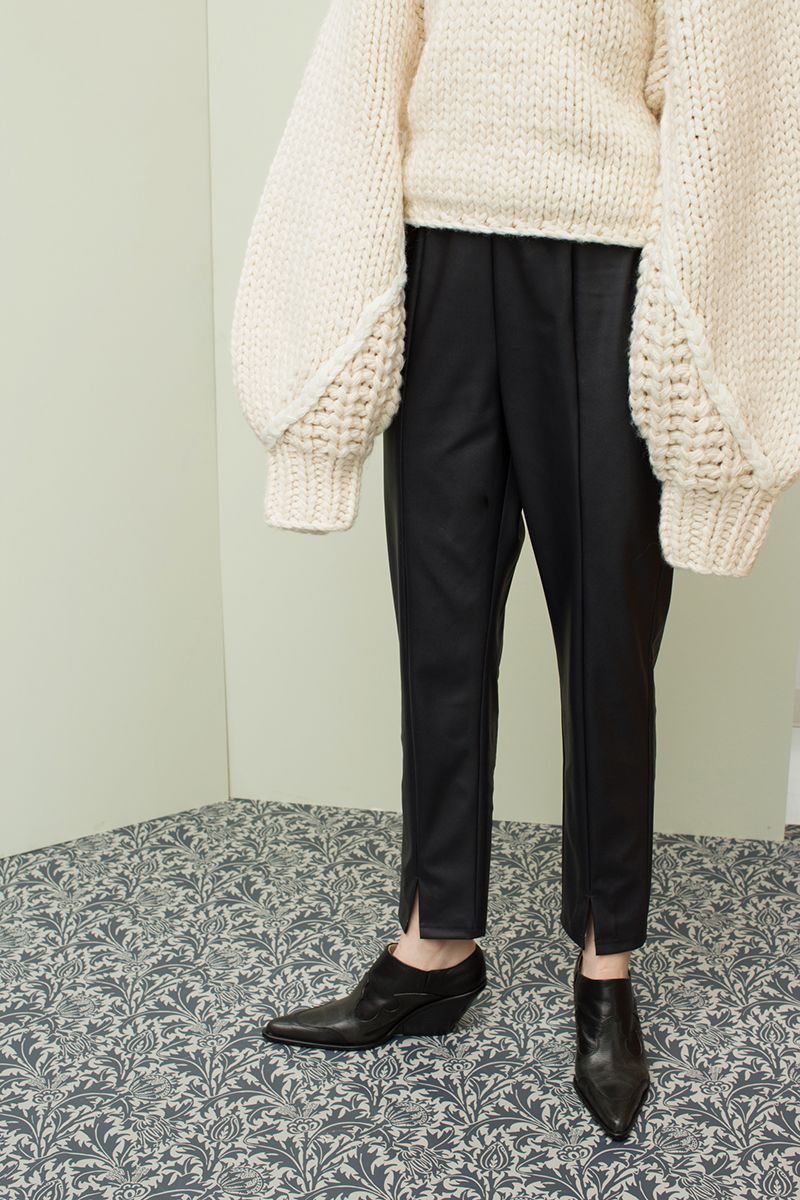 Synthetic Leather Trousers