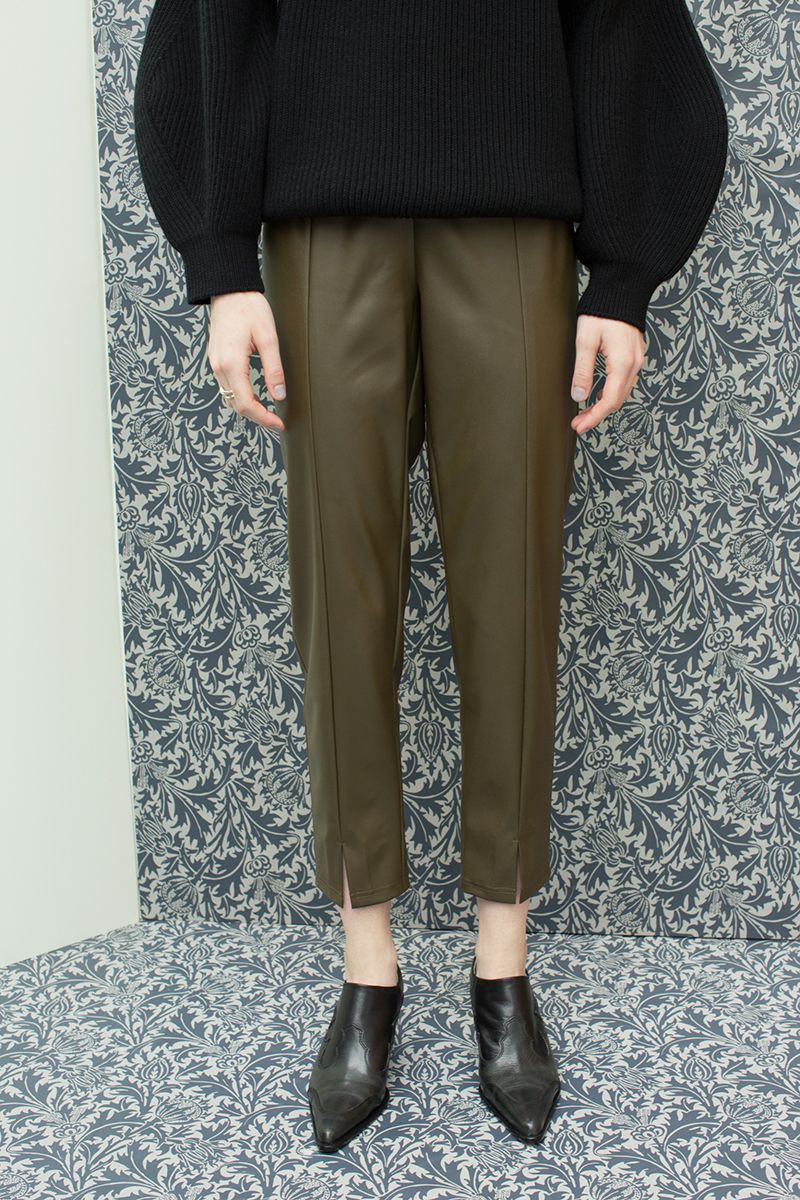 Synthetic Leather Trousers
