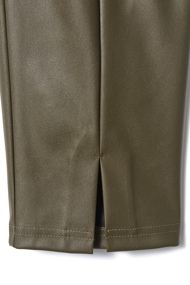 Synthetic Leather Trousers