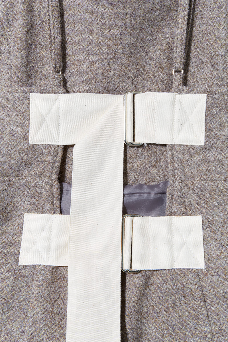 Tweed Belted Jumpsuits 詳細画像 Gray 3