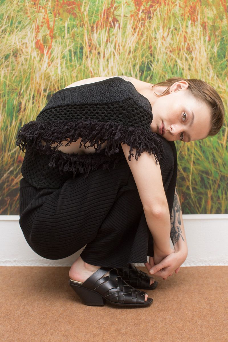 Patchwork Fringe Top