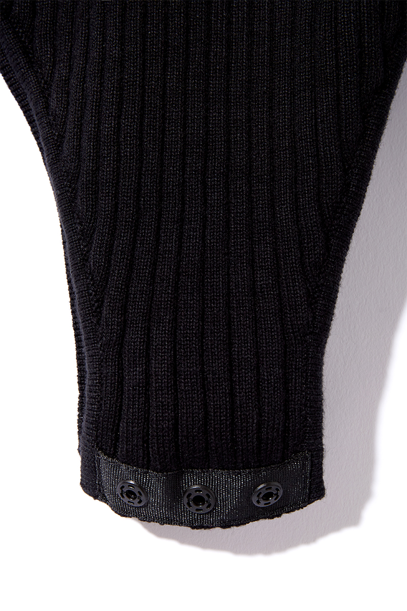 Mix Rib Stitch Body Suits 詳細画像 Black 4