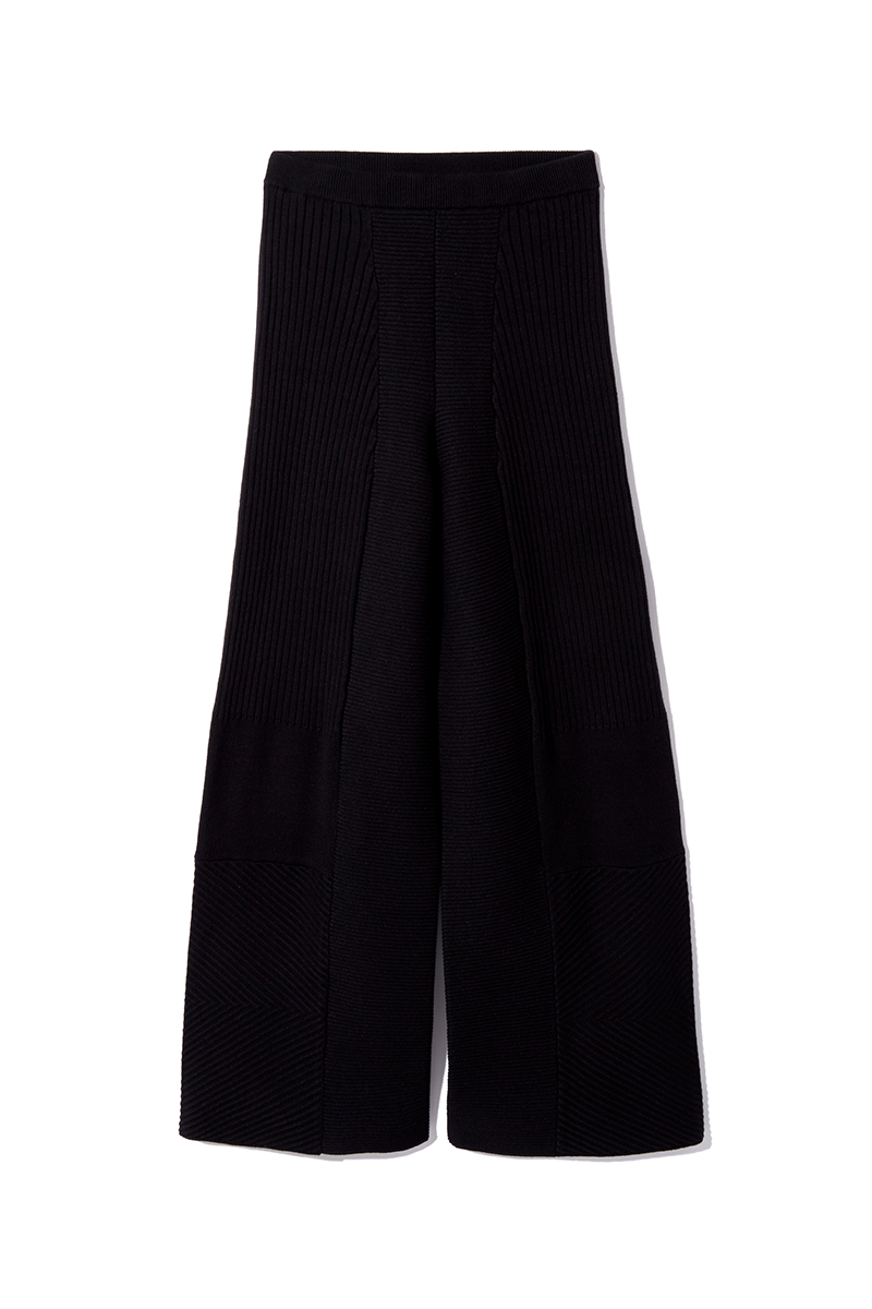 Mix Rib Stitch Trousers
