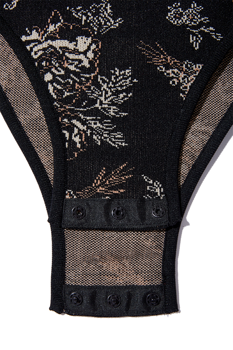 Garden Knitted Body Suits 詳細画像 Black 6