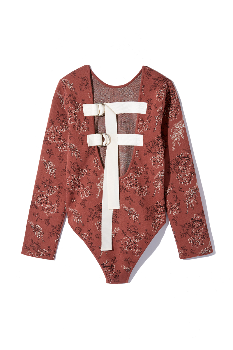 Garden Knitted Body Suits 詳細画像 Red 3