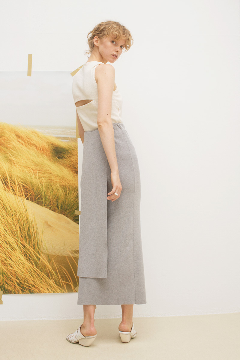 Tie Knit Dress & Skirt 詳細画像 Gray 3