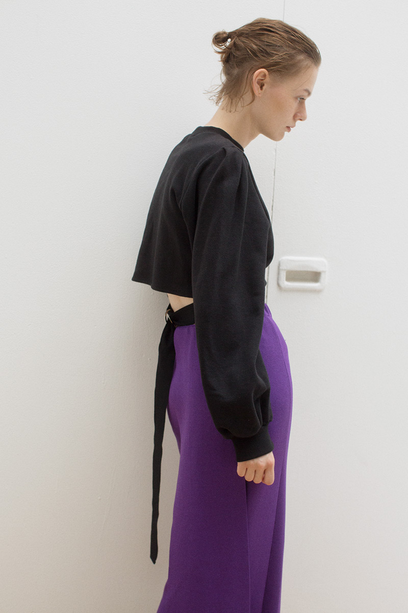 Tie Knit Dress & Skirt 詳細画像 Purple 2