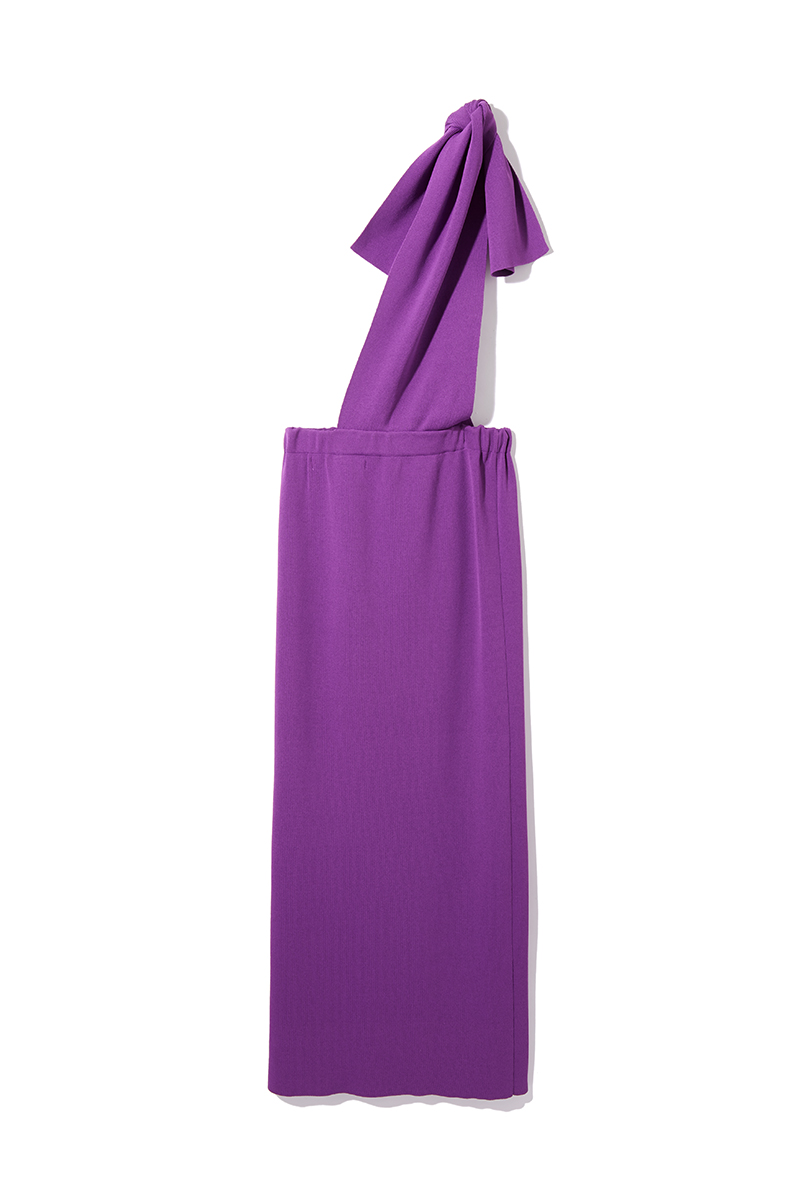 Tie Knit Dress & Skirt 詳細画像 Purple 4