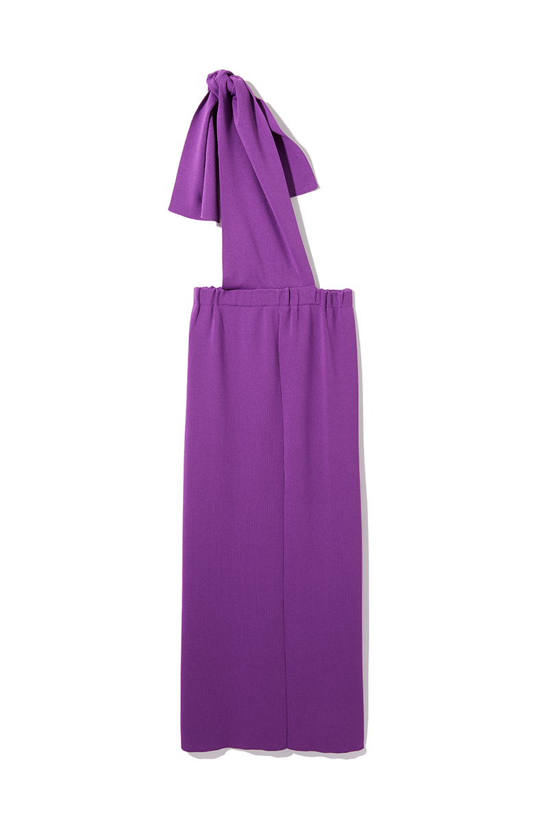 Tie Knit Dress & Skirt 詳細画像 Purple 5