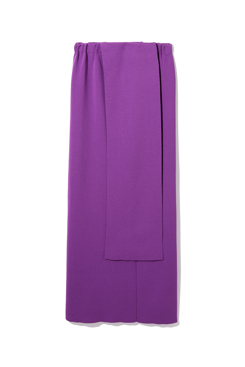 Tie Knit Dress & Skirt 詳細画像 Purple 6