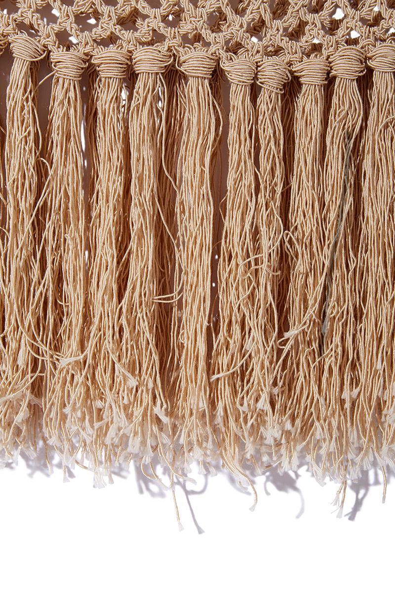 Coil Fringe Knit Top 詳細画像 Beige 5