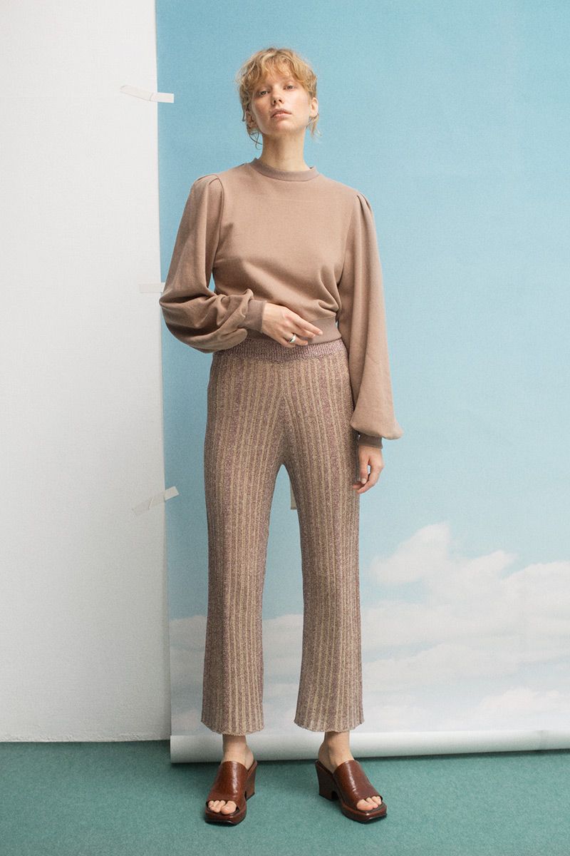 Beltted Sweat Top 詳細画像 Beige 2