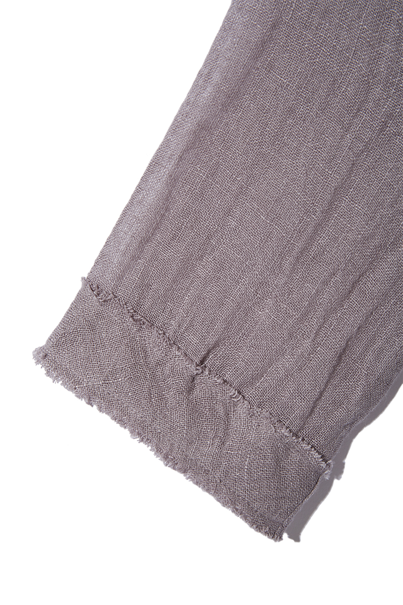 Sheer Linen Top 詳細画像 Gray 4