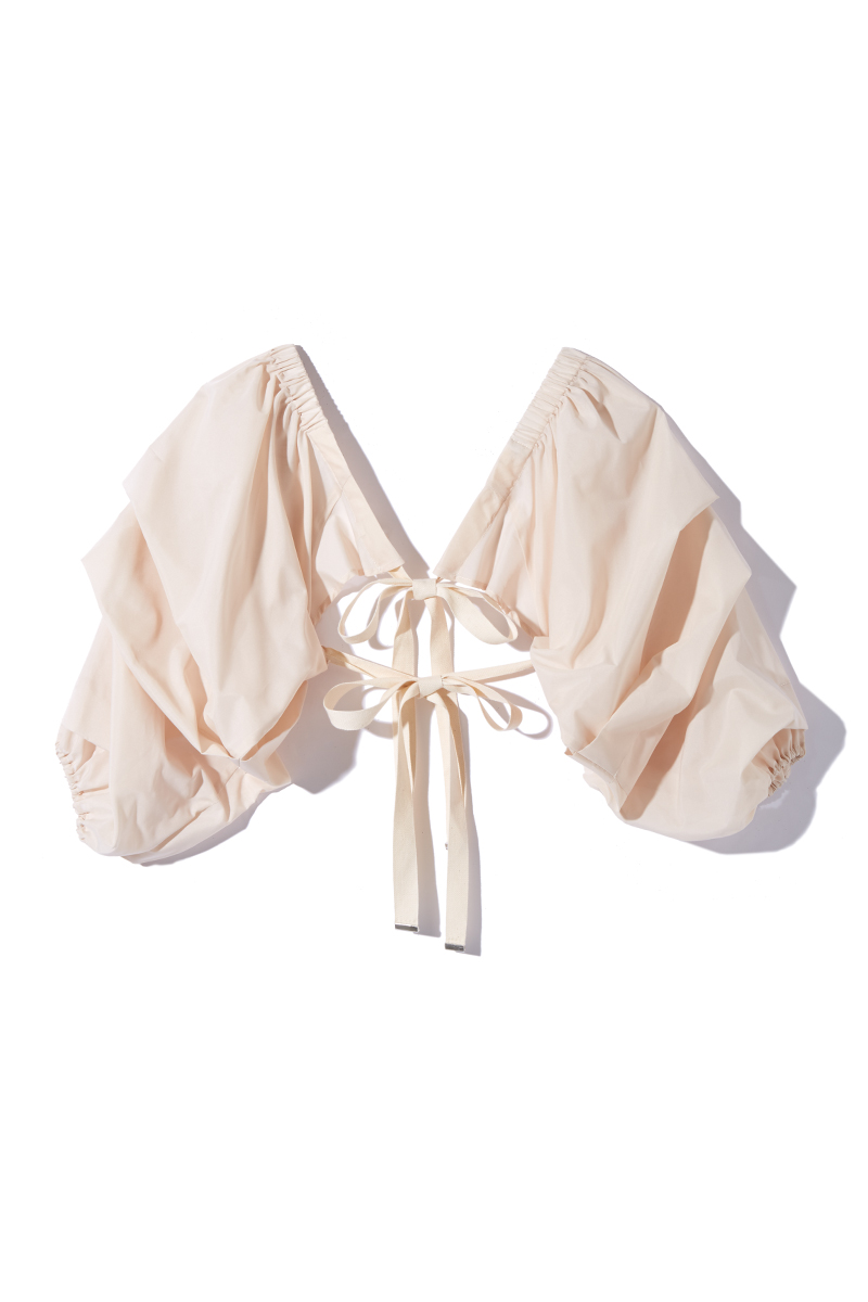 Belted Sleeve Shirts 詳細画像 White 4