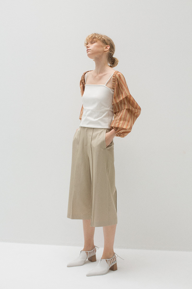 Belted Sleeve Shirts 詳細画像 Orange 3