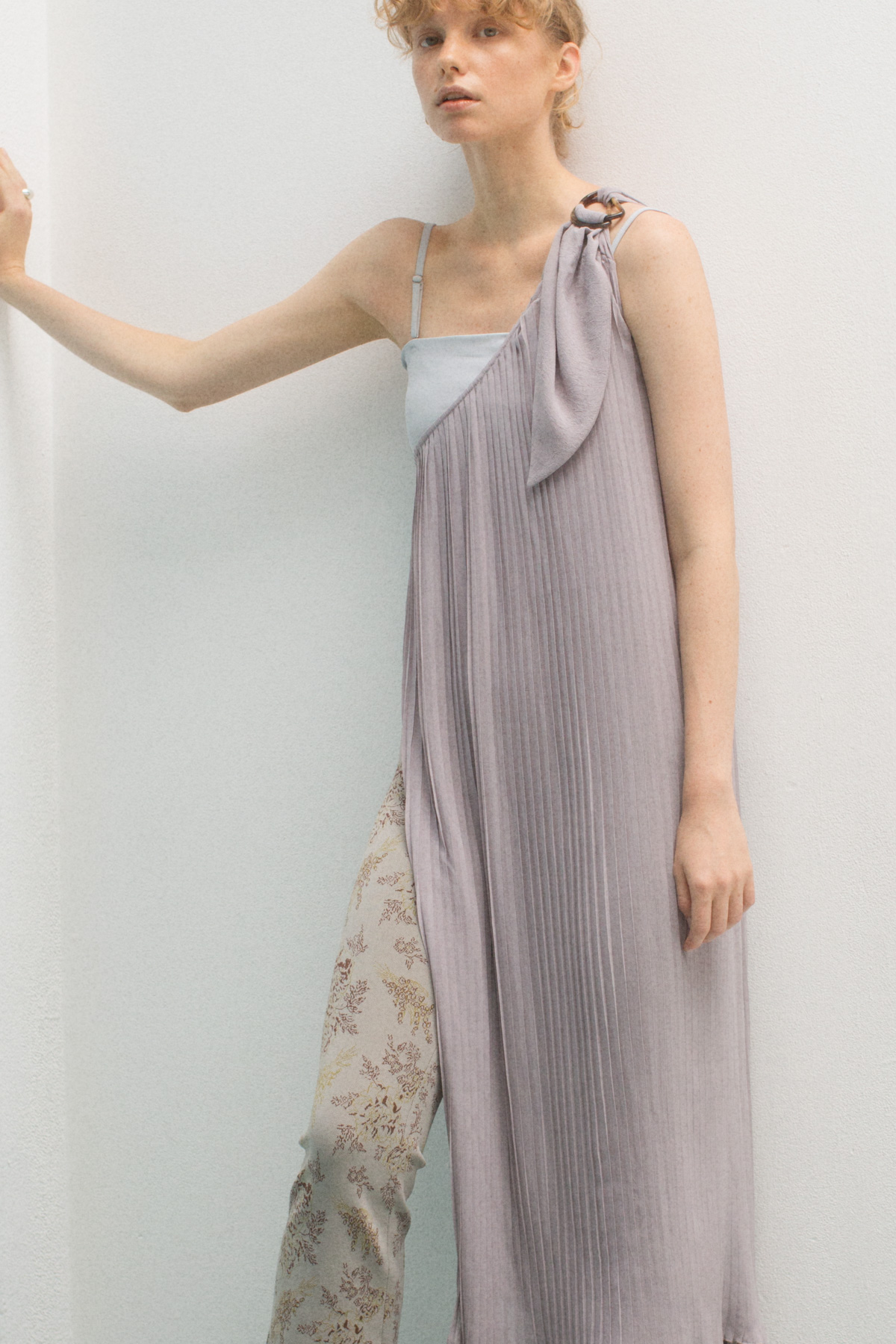 Side Slashed Inner Cami 詳細画像 Gray 1