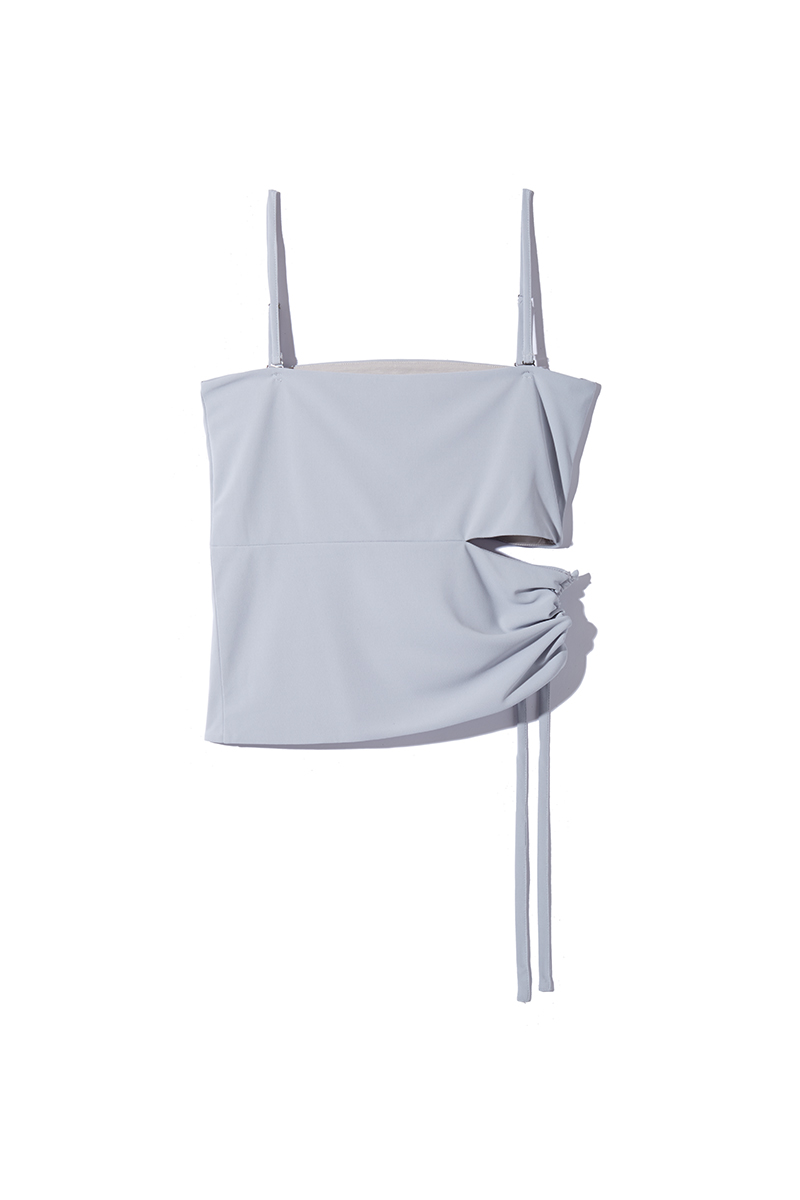 Side Slashed Inner Cami 詳細画像 Gray 2