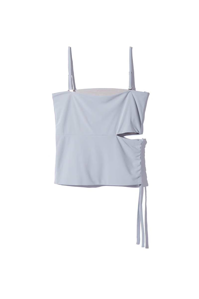 Side Slashed Inner Cami 詳細画像 Gray 4