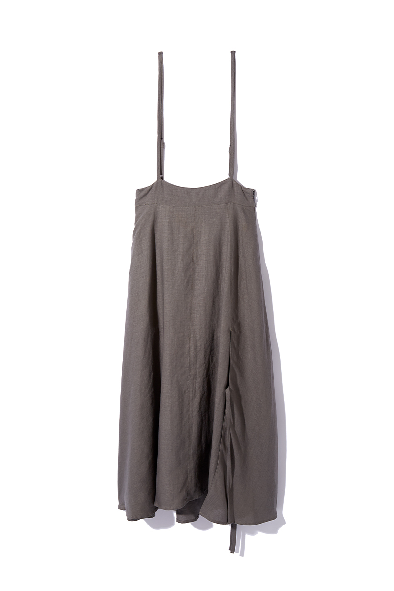 String Dungaree Skirt 詳細画像 Gray 3