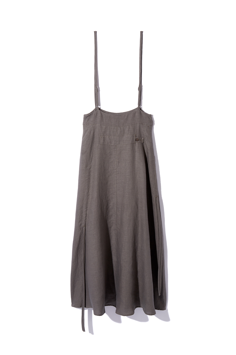 String Dungaree Skirt 詳細画像 Gray 5